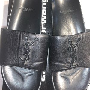 Saint Laurent Sandal Jimmy leather slide